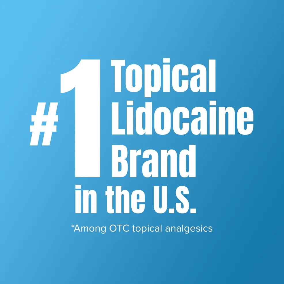 Aspercreme® Lidocaine Pain Relief Dry Spray front and back of product can