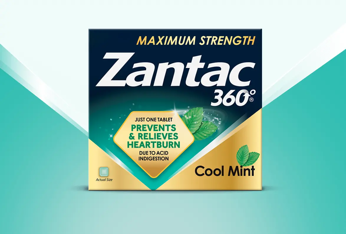 Zantac 360 Maximum Strength - Famotidine Tablets USP 20mg/Acid Reducer