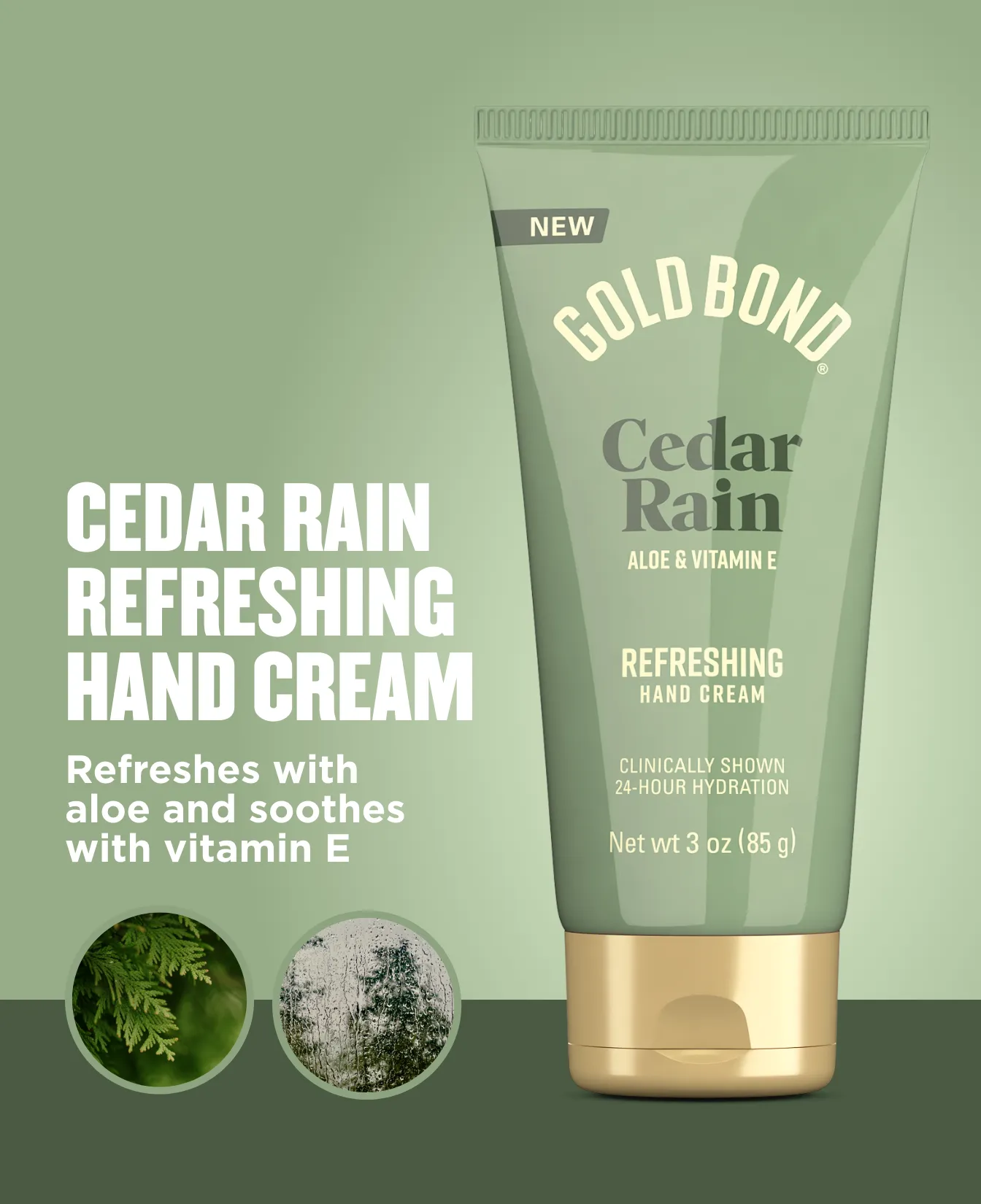 Gold Bond Scented Hand Creams packaging and benefit statements. Available in four amazing scents - Vanilla Dream Softening Hand Cream, Floral Bloom Hydrating Hand Cream, Citrus Pop Glowing Hand Cream and Cedar Rain Refreshing Hand Cream.
