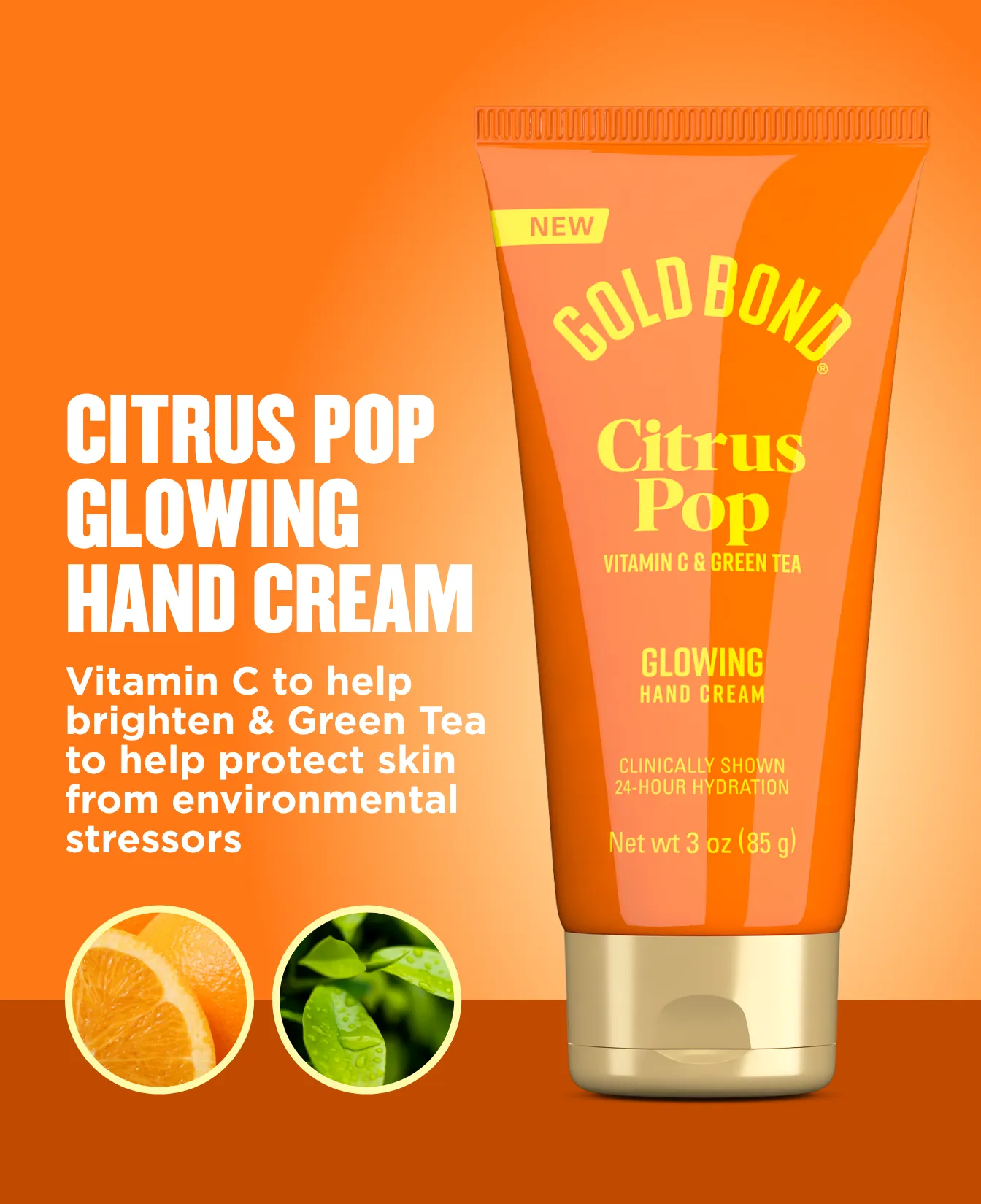 Gold Bond Scented Hand Creams packaging and benefit statements. Available in four amazing scents - Vanilla Dream Softening Hand Cream, Floral Bloom Hydrating Hand Cream, Citrus Pop Glowing Hand Cream and Cedar Rain Refreshing Hand Cream.
